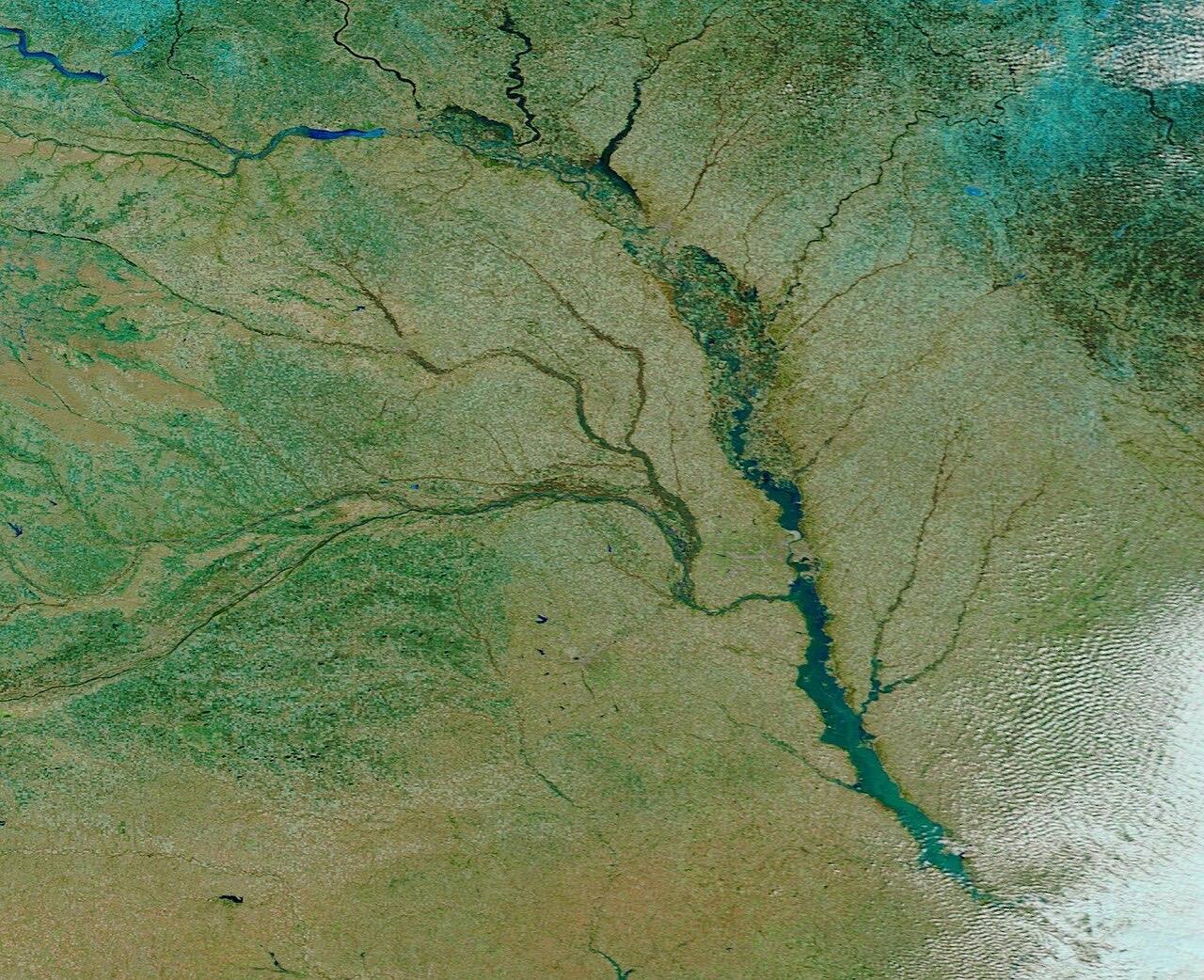 Flooding in Midwest (MODIS 2019-03-25)