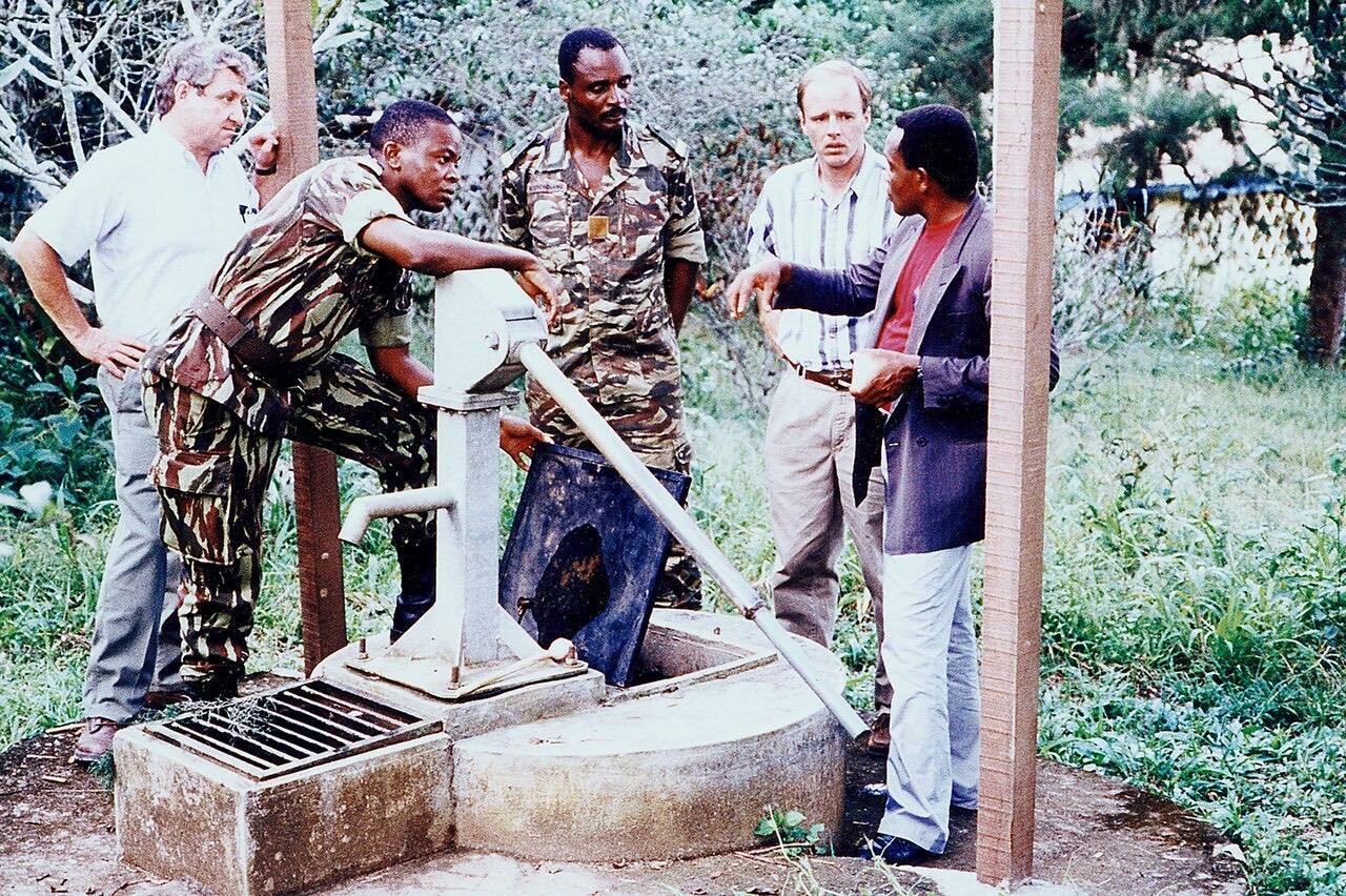 US Army drilling well in Cameroon 2